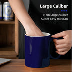 33 oz Extra Large Ceramic Coffee Mug with Lid and Spoon