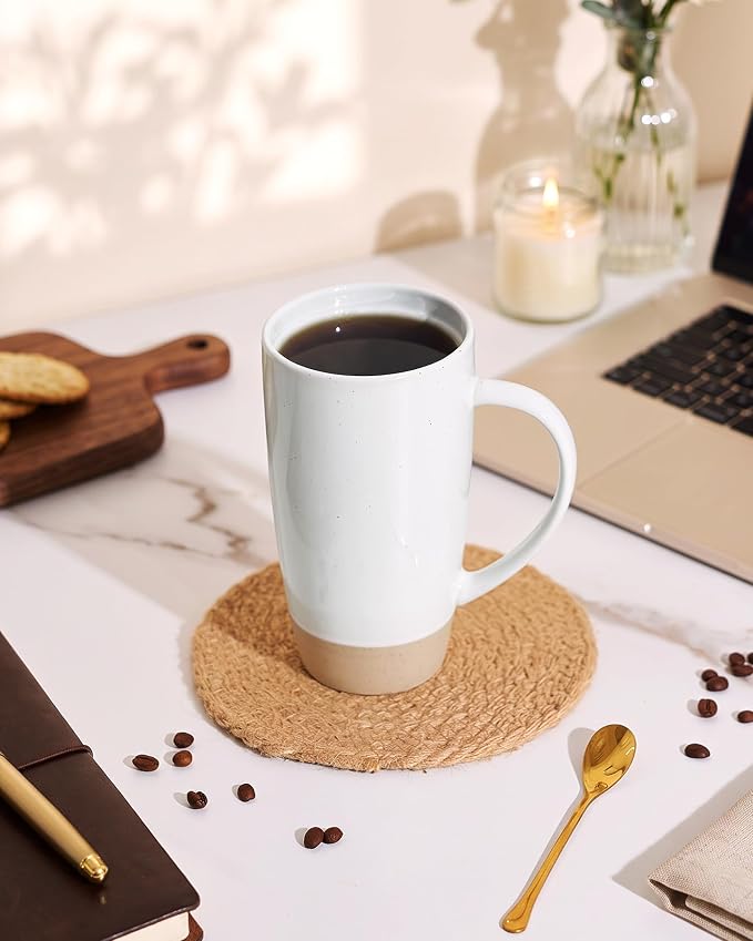 Milkyway 20 oz Ceramic Coffee Mugs Set of 2 | Famiware