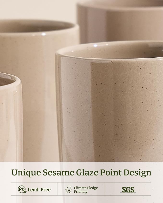 Milkyway 20 oz Ceramic Coffee Mugs Set of 2 | Famiware